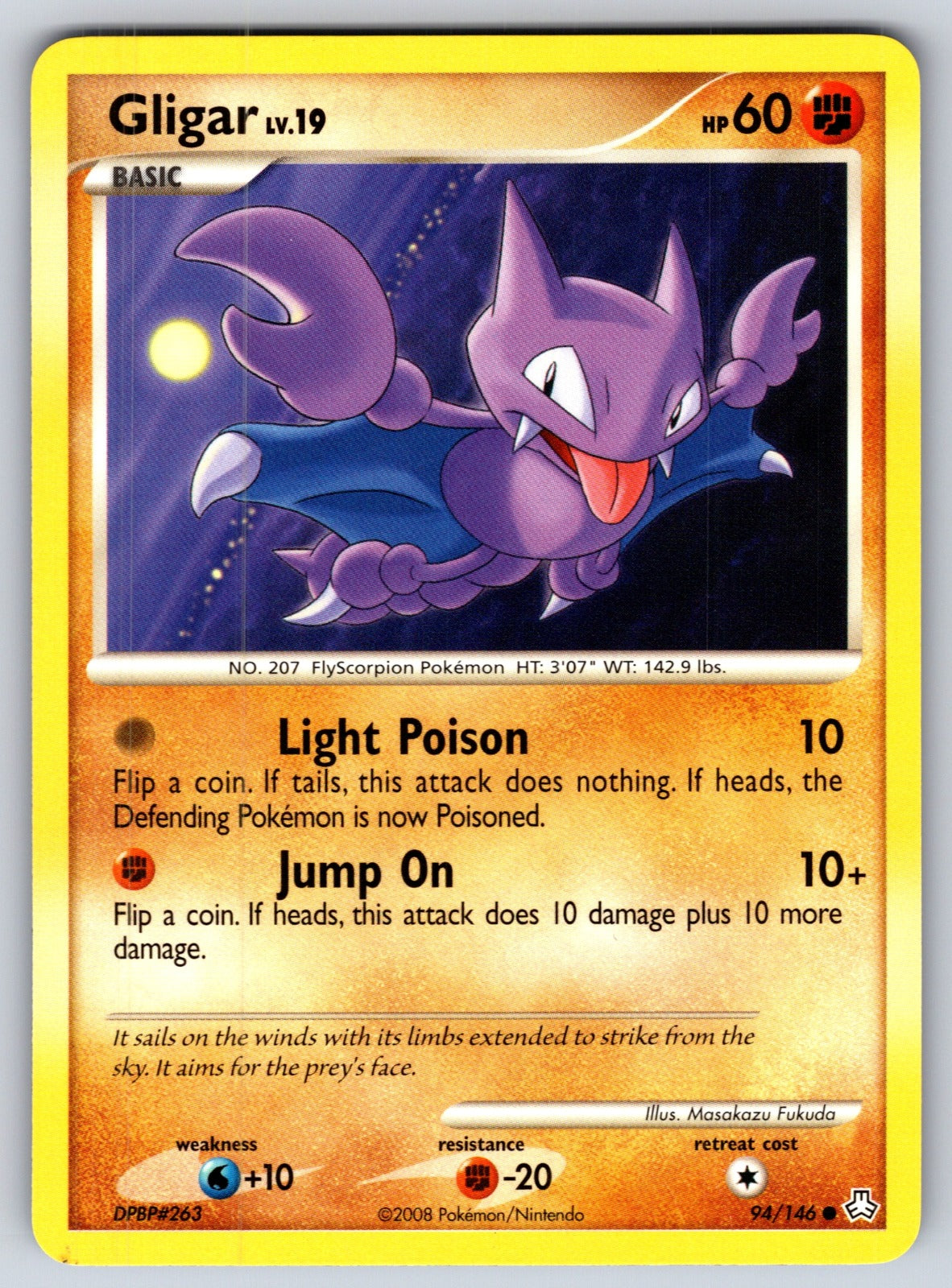 Gligar (94) Common Legends Awakened 94/146 LP 2008