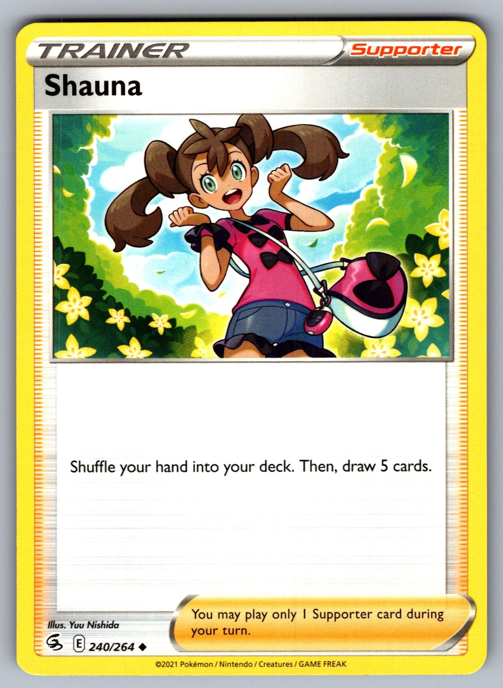 Shauna Uncommon SWSH08: Fusion Strike 240/264 NM 2021