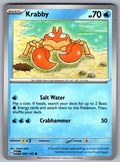 Krabby Common SV: Scarlet & Violet 151 098/165 NM 2023