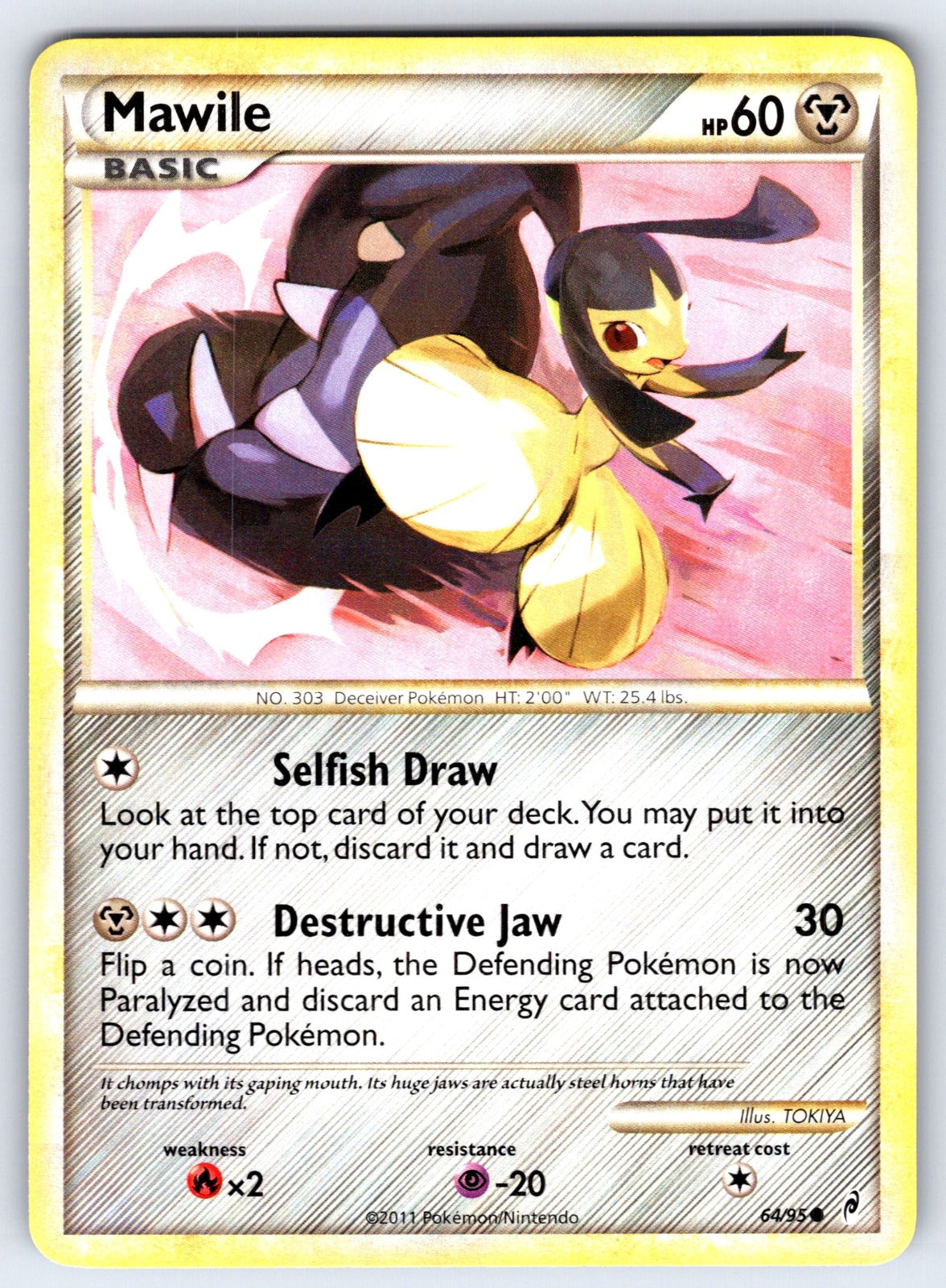 Mawile Common Call of Legends 64/95 LP 2011
