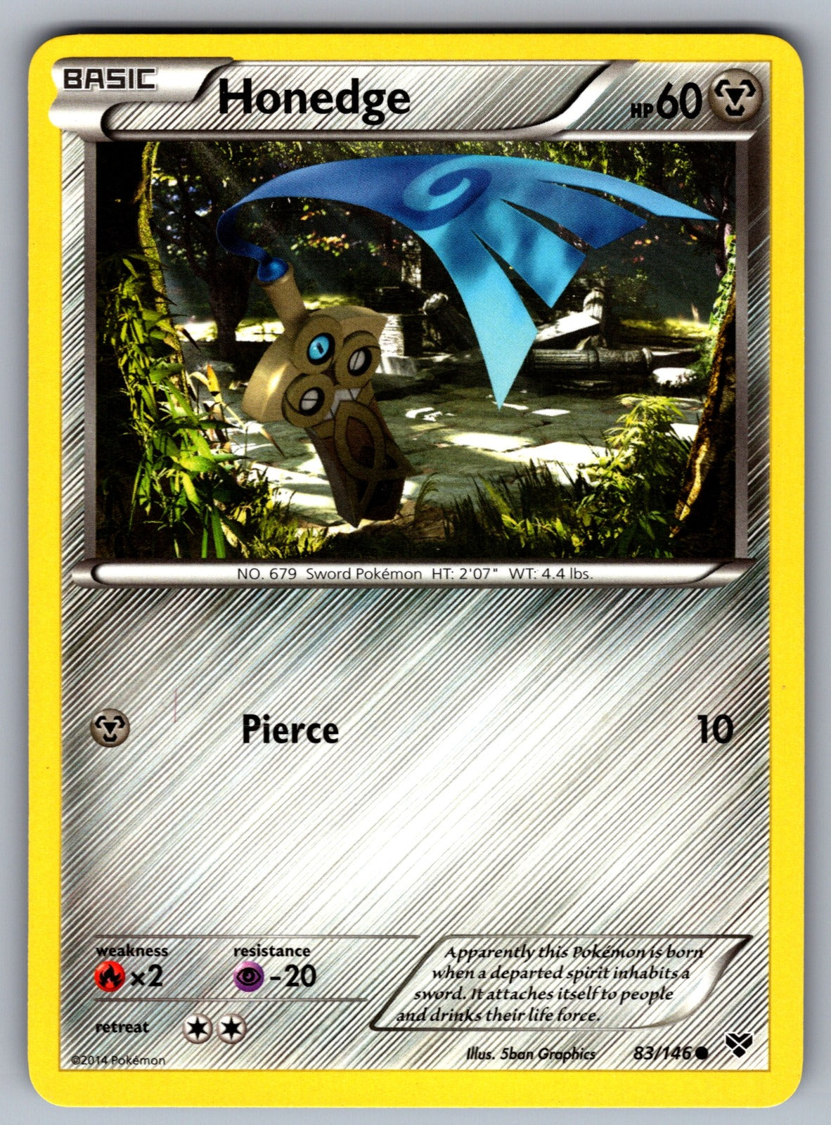 Honedge Common XY Base Set 83/146 LP 2014