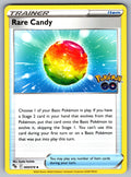 Rare Candy Uncommon Pokemon GO 069/078 NM 2022