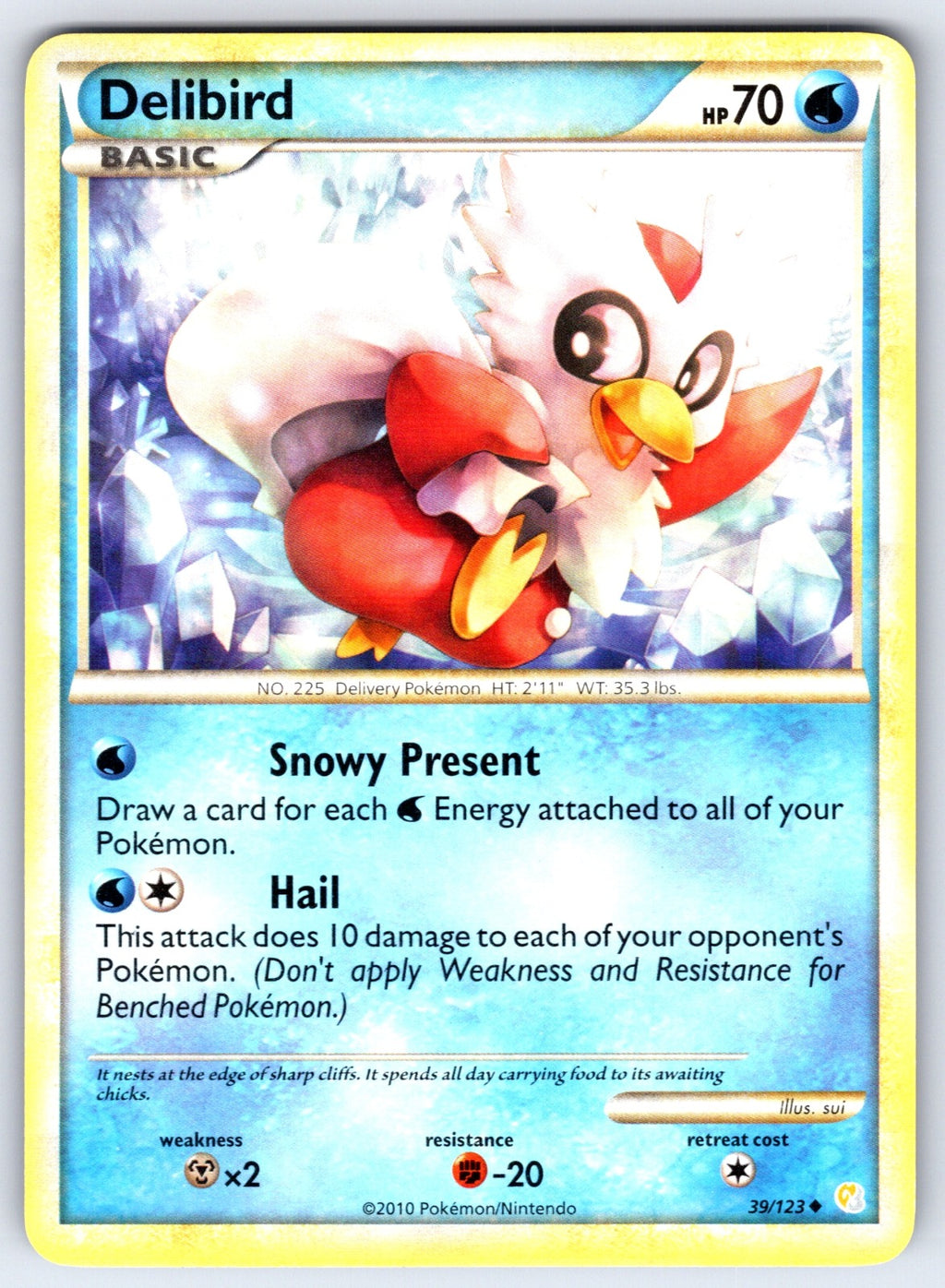 Delibird Uncommon HeartGold SoulSilver 39/123 LP 2010