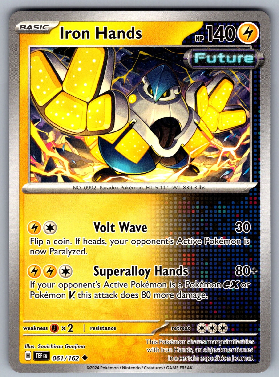 Iron Hands Uncommon SV05: Temporal Forces 061/162 NM 2024