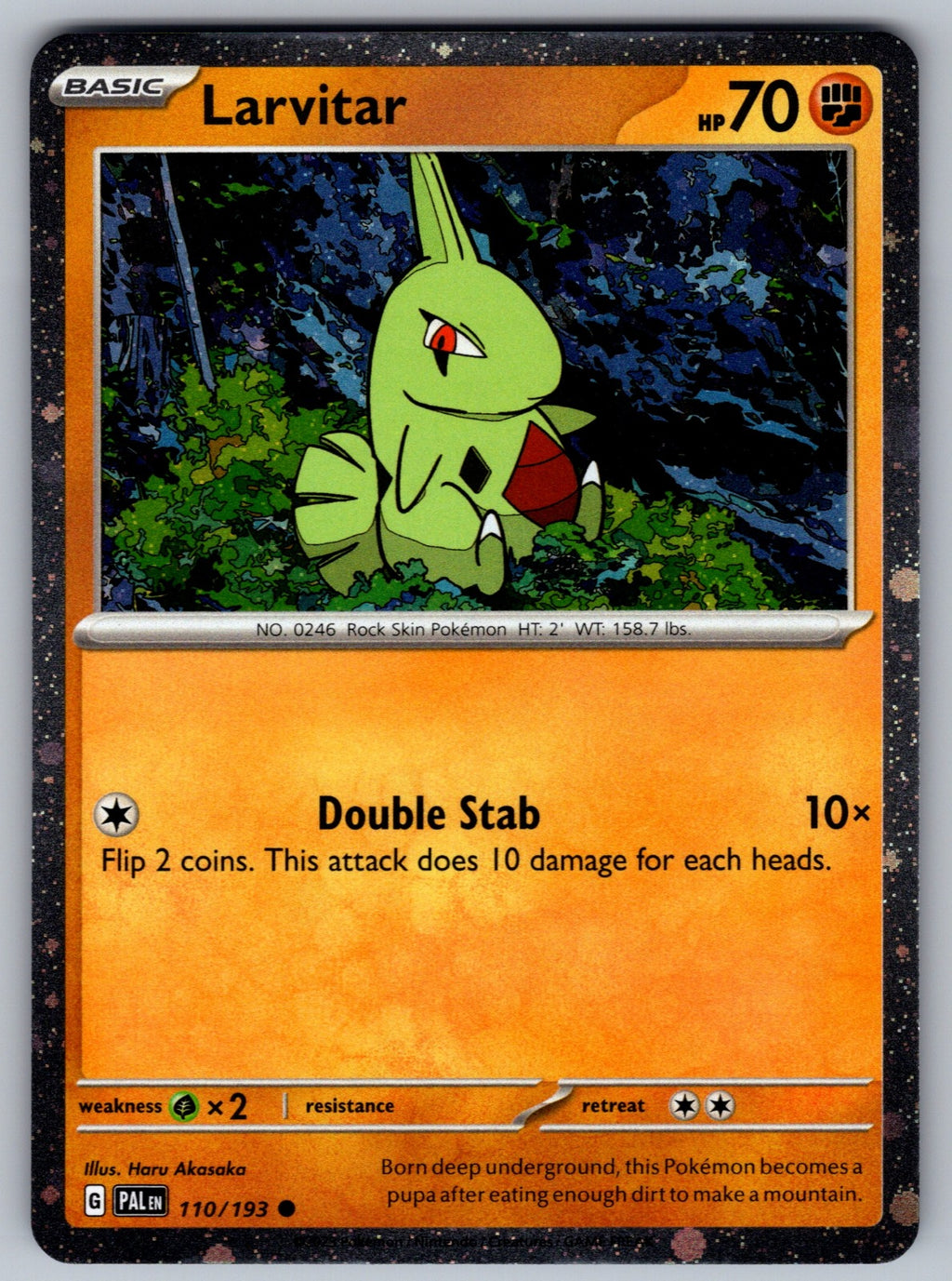 Larvitar - (Cosmo Foil) Holo Promo Miscellaneous Cards & Products 110/193 NM 202