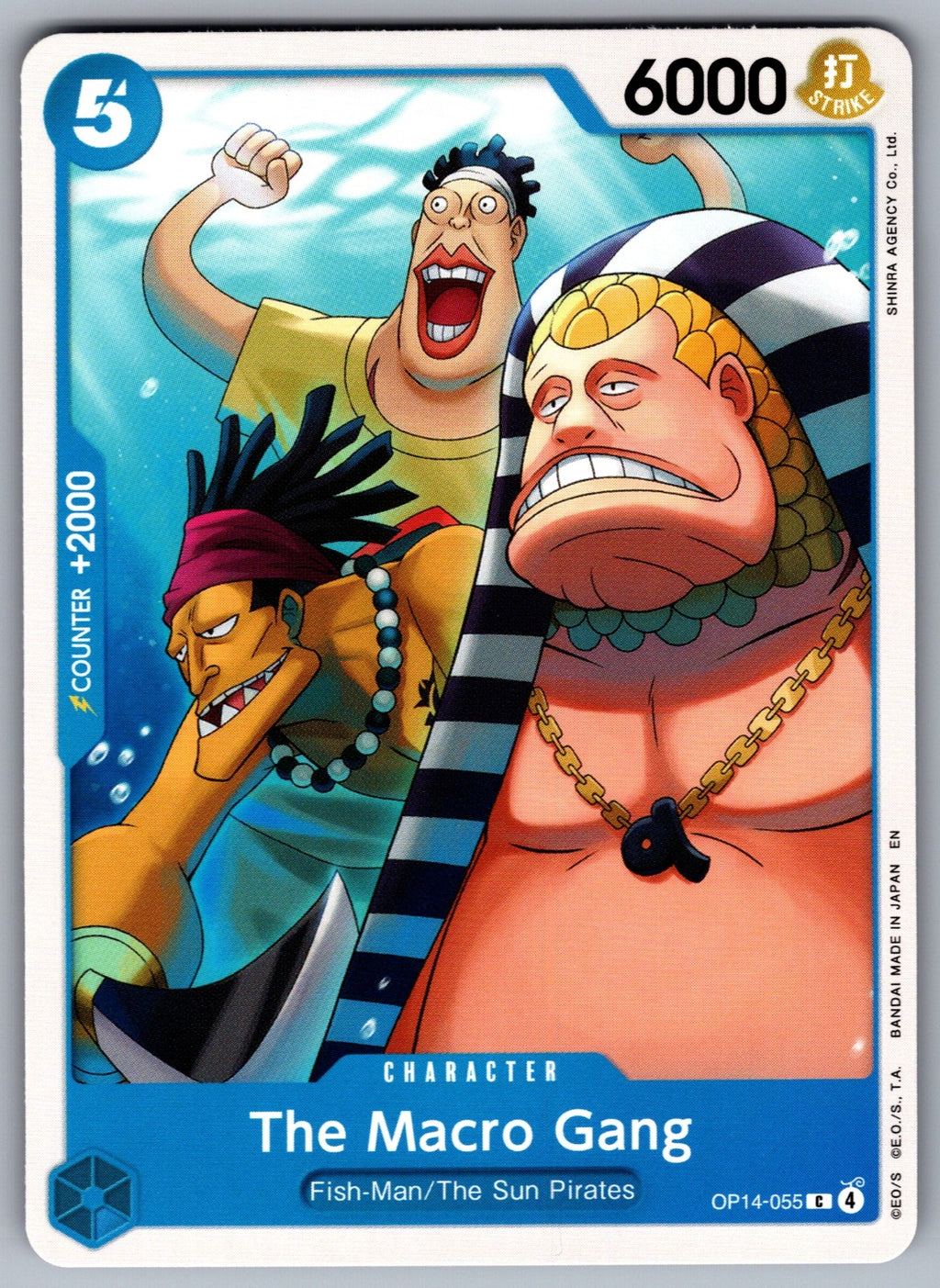 The Macro Gang C The Azure Sea's Seven OP14-055 NM 2026