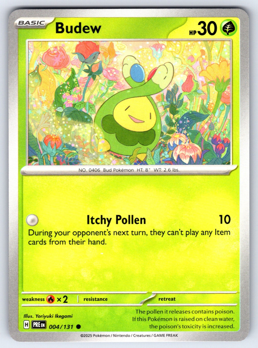 Budew Common SV: Prismatic Evolutions 004/131 NM 2025