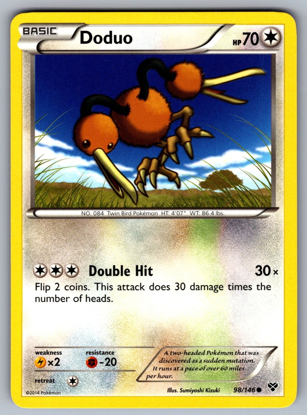 Doduo Common XY Base Set 98/146 LP 2014