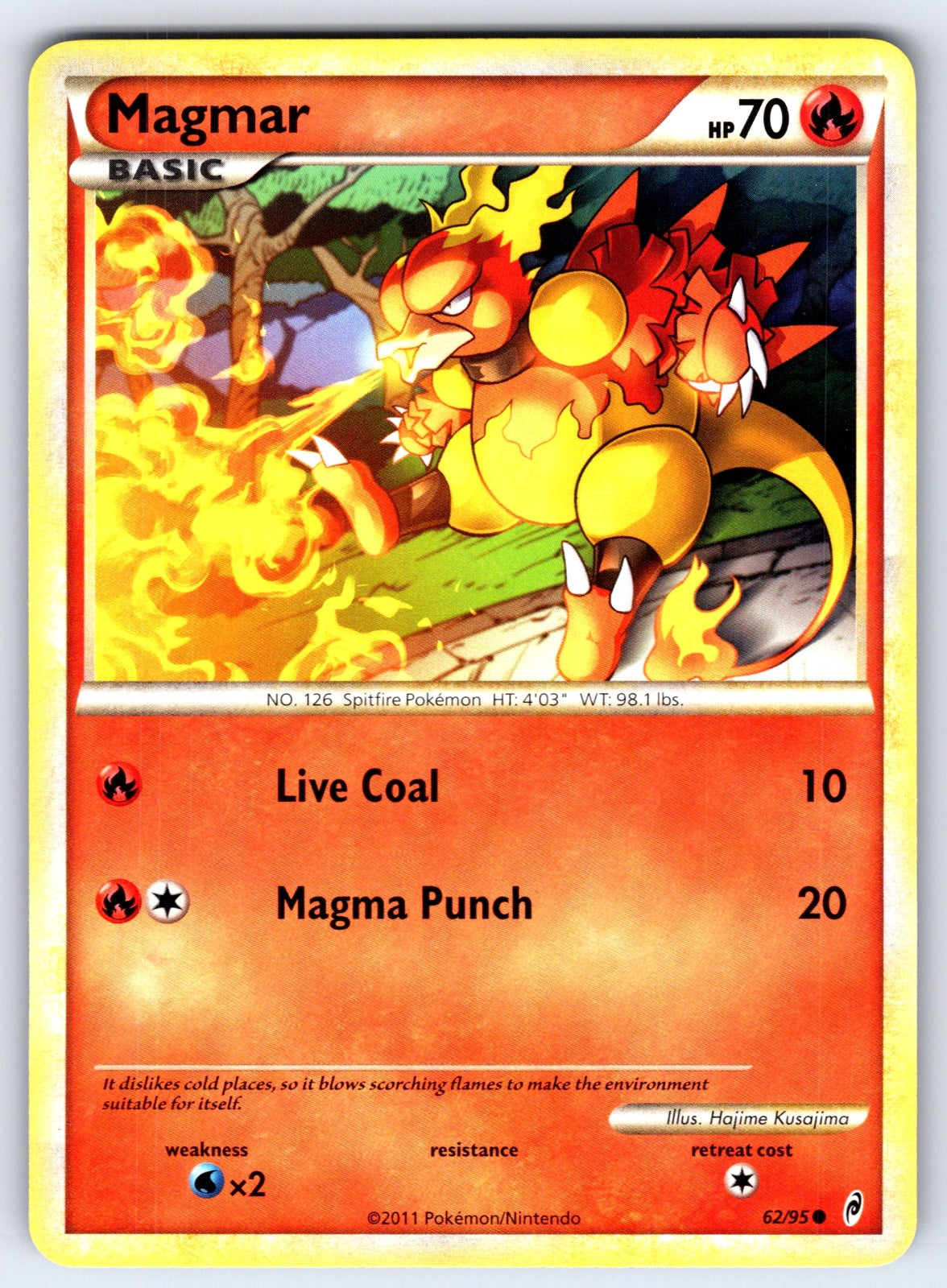 Magmar Common Call of Legends 62/95 LP 2011
