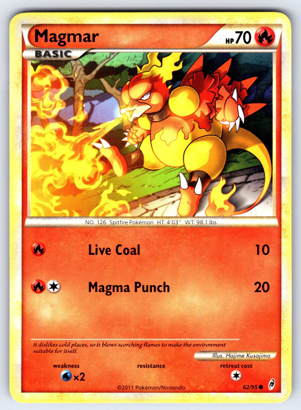 Magmar Common Call of Legends 62/95 LP 2011