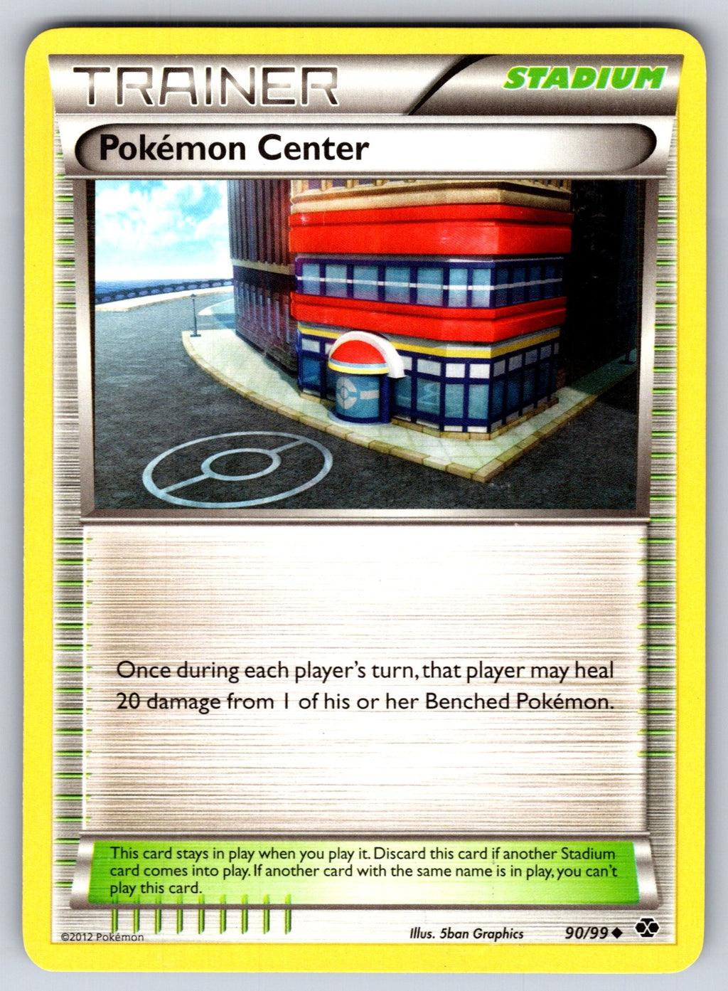 Pokemon Center Uncommon Next Destinies 90/99 LP 2012