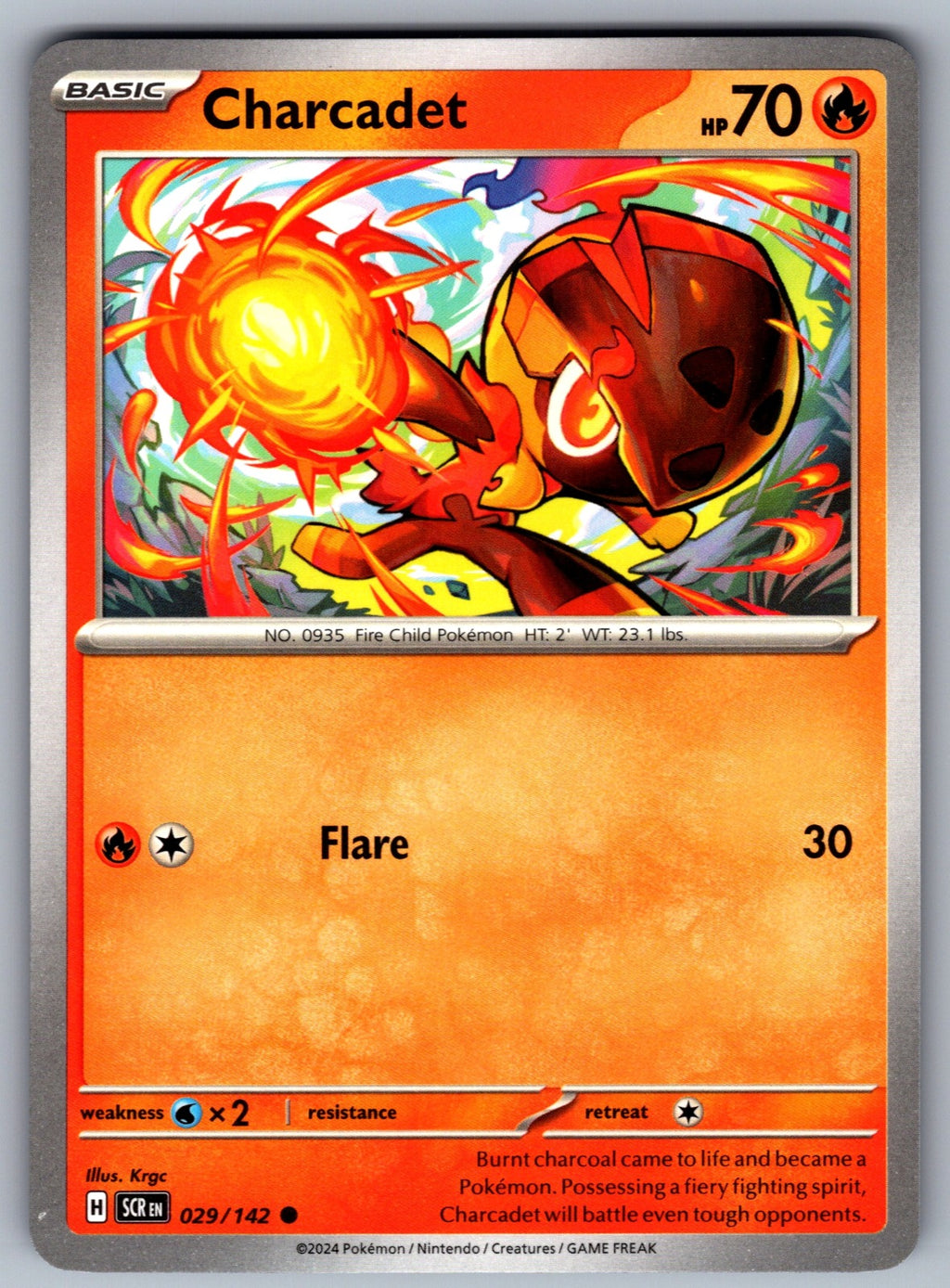 Charcadet Common SV07: Stellar Crown 029/142 NM 2024