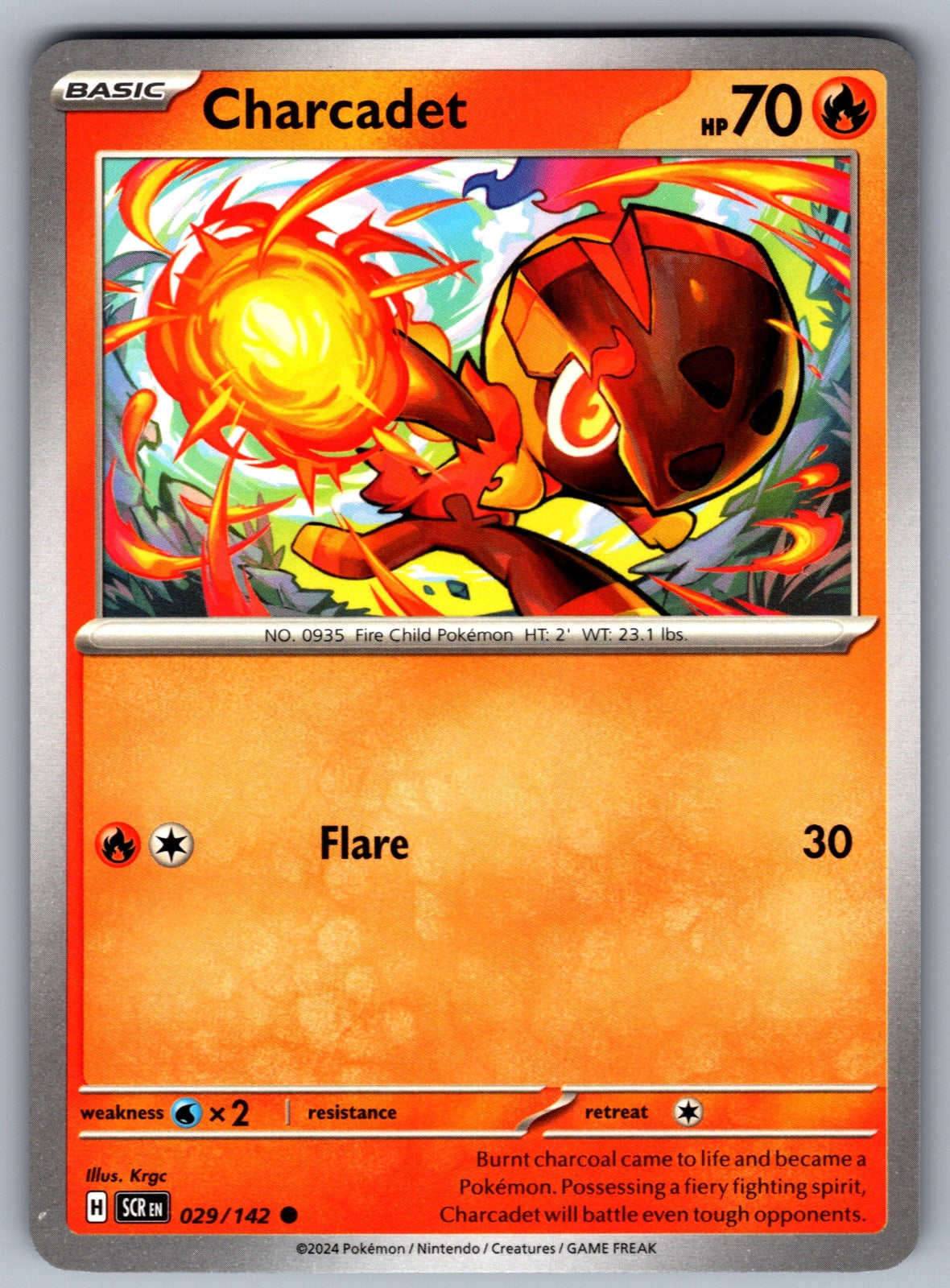 Charcadet Common SV07: Stellar Crown 029/142 NM 2024
