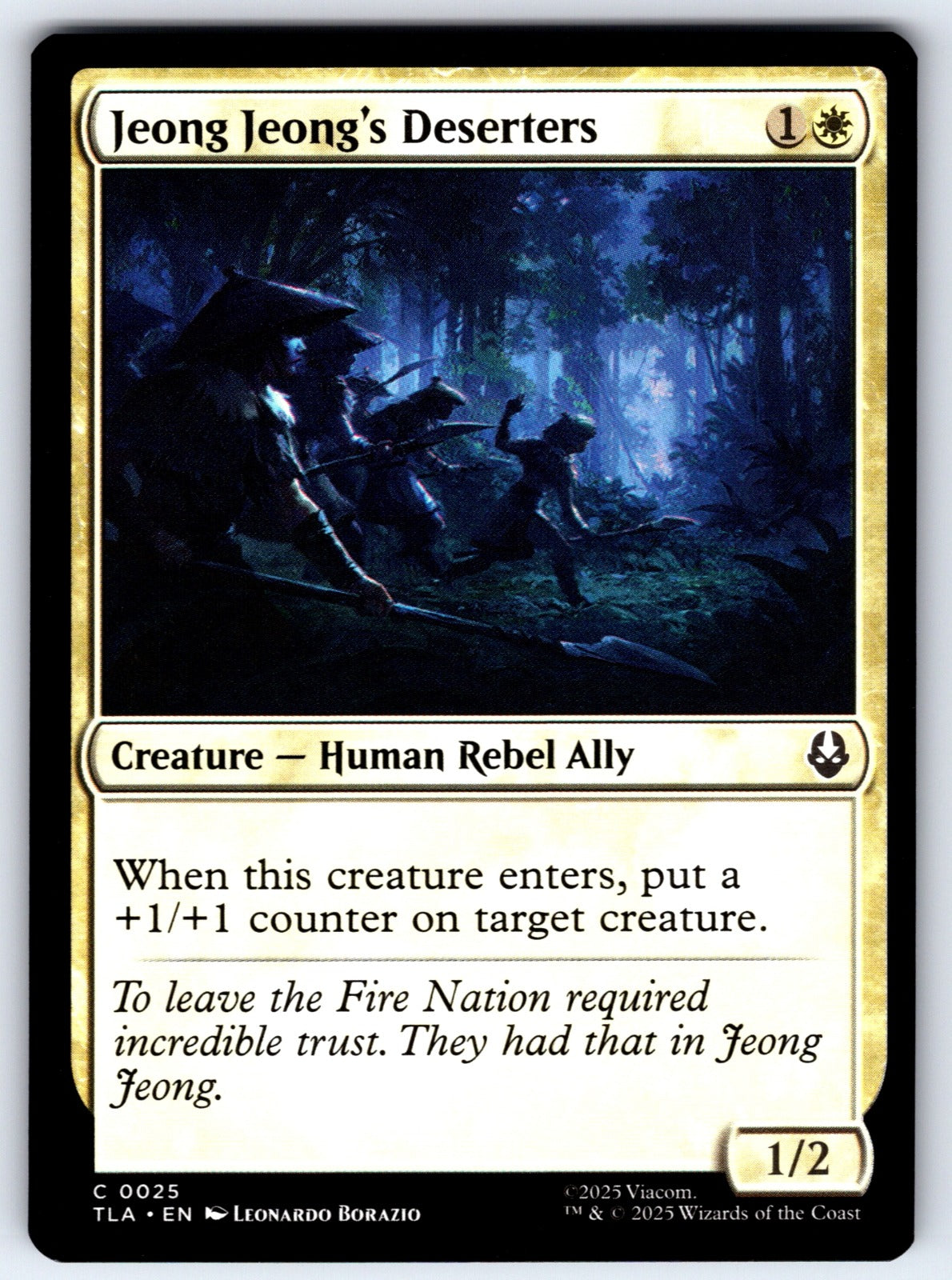 Jeong Jeong's Deserters C Avatar: The Last Airbender 25 NM 2025