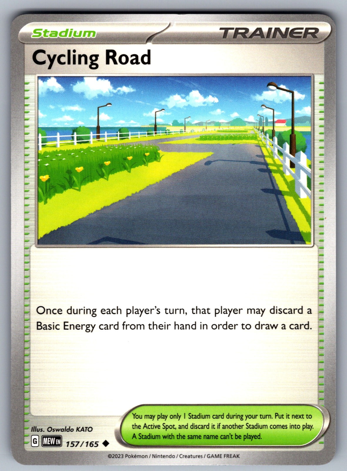 Cycling Road Uncommon SV: Scarlet & Violet 151 157/165 NM 2023