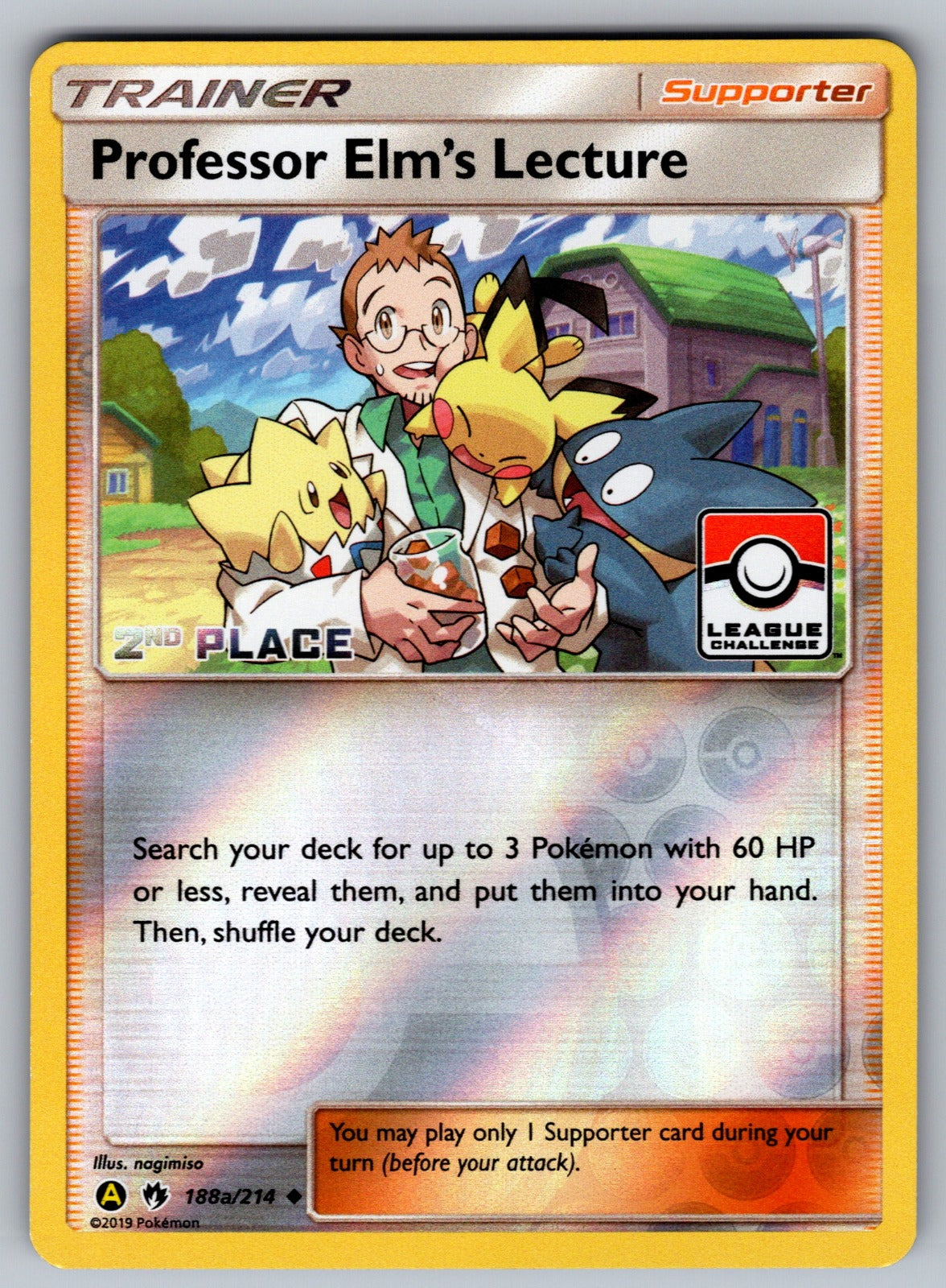 Professor Elm's Lecture - (League Challenge) [2nd Place] Reverse Holo Promo Leag