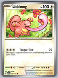 Lickitung Common SV: Scarlet & Violet 151 108/165 NM 2023