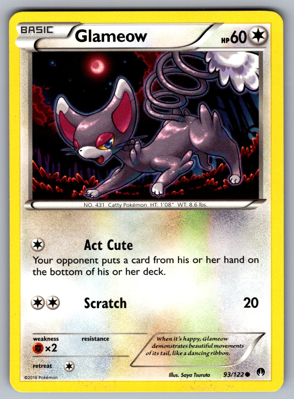Glameow Common XY - BREAKpoint 93/122 LP 2016