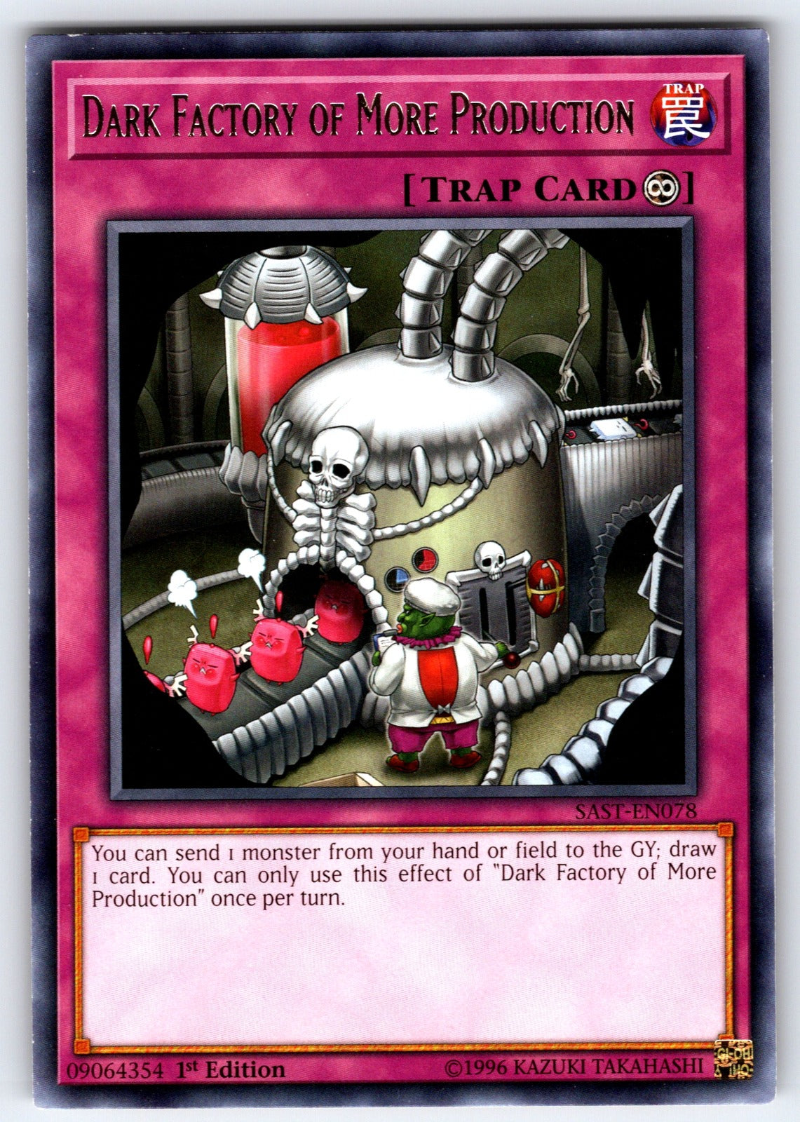 Dark Factory of More Production 1st Edition Rare Savage Strike SAST-EN078 NM 201