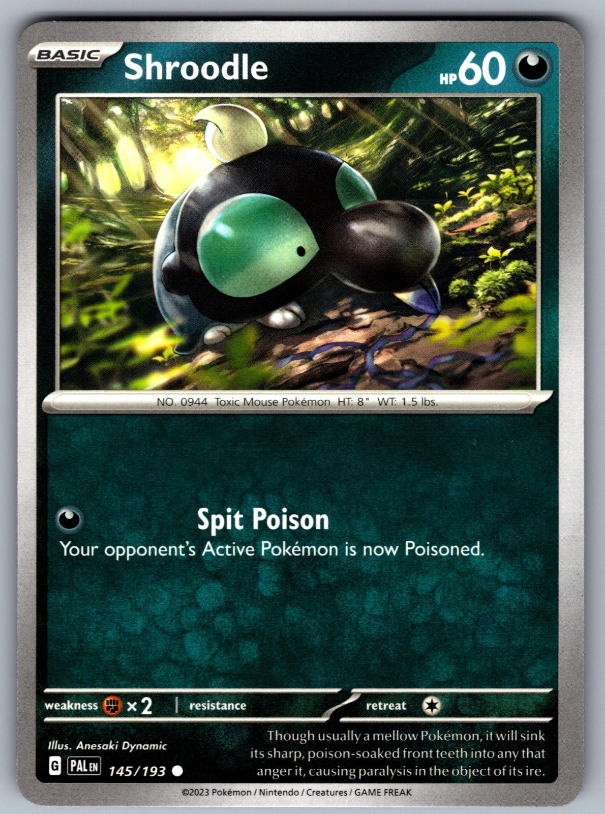 Shroodle Common SV02: Paldea Evolved 145/193 NM 2023