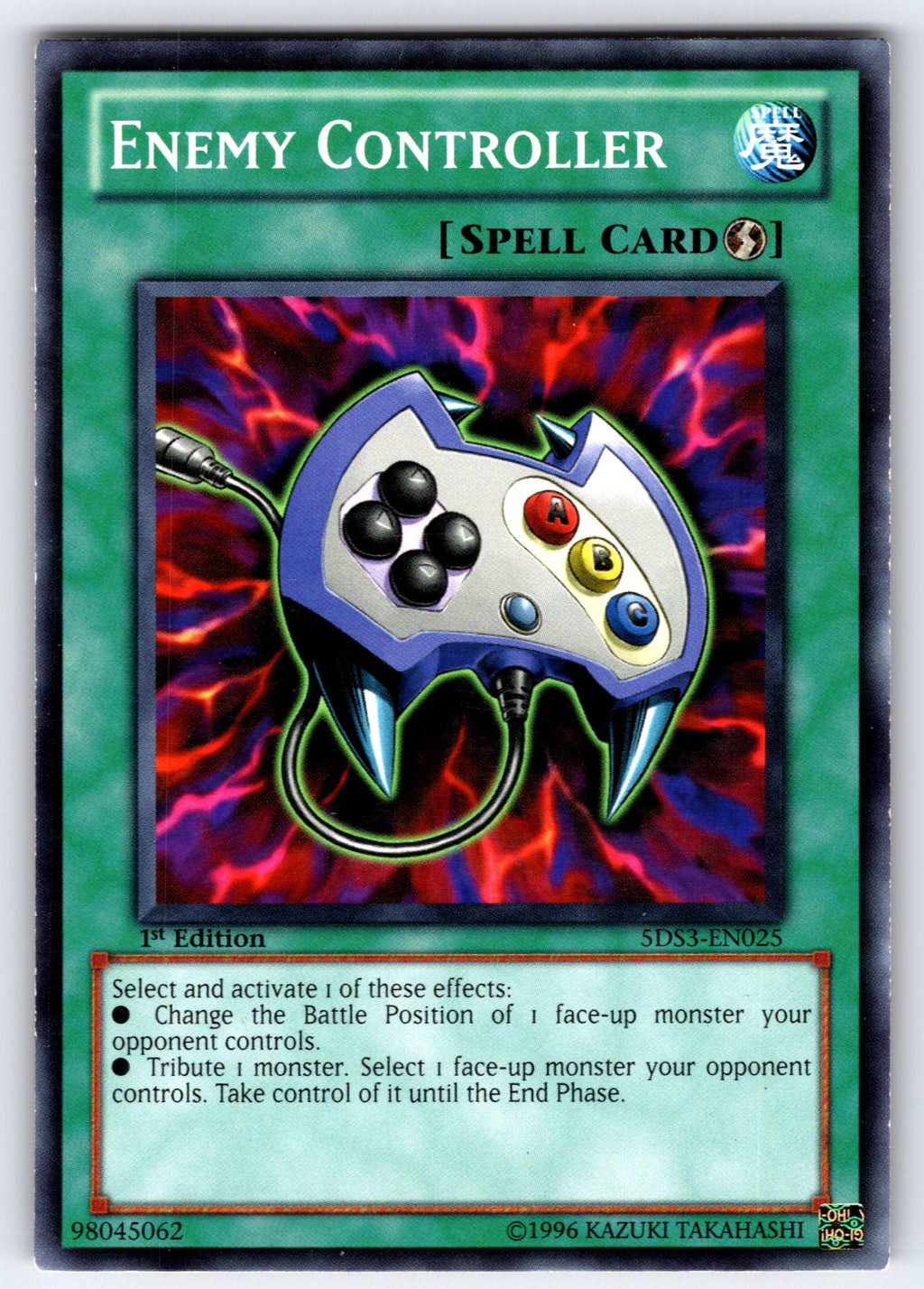 Enemy Controller 1st Edition Common Starter Deck: Duelist Toolbox 5DS3-EN025 LP 