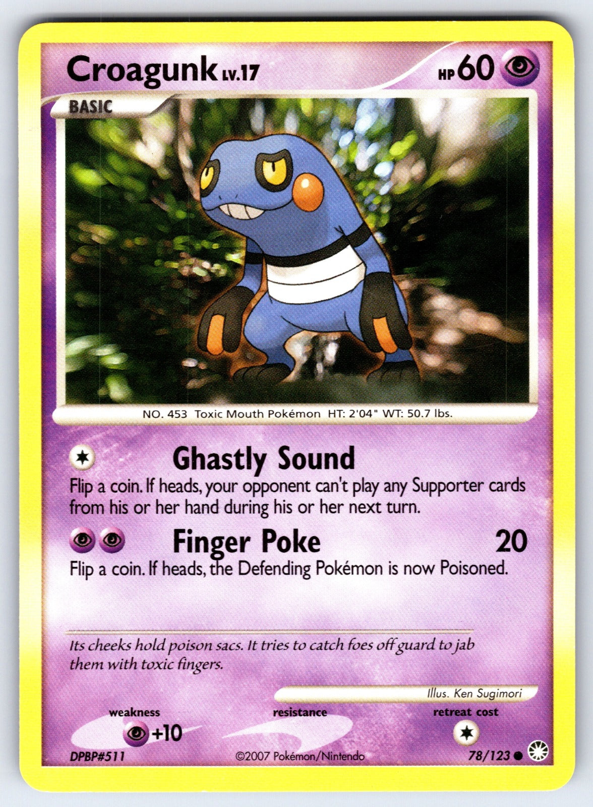 Croagunk Common Mysterious Treasures 78/123 LP 2007