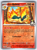 Ethan's Quilava Reverse Holo Common SV10: Destined Rivals 033/182 NM 2025