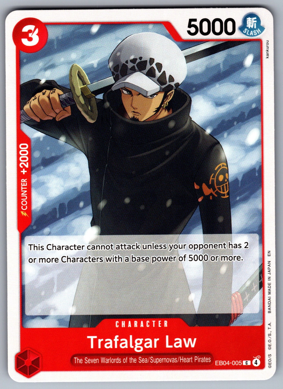 Trafalgar Law C Adventure on Kami's Island EB04-005 NM 2026
