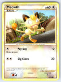 Meowth Common HeartGold SoulSilver 75/123 LP 2010
