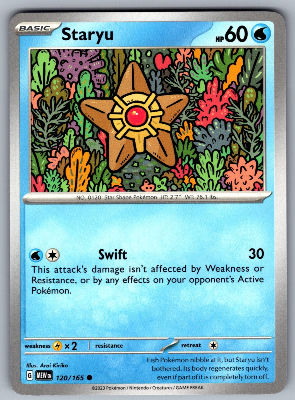 Staryu Common SV: Scarlet & Violet 151 120/165 NM 2023