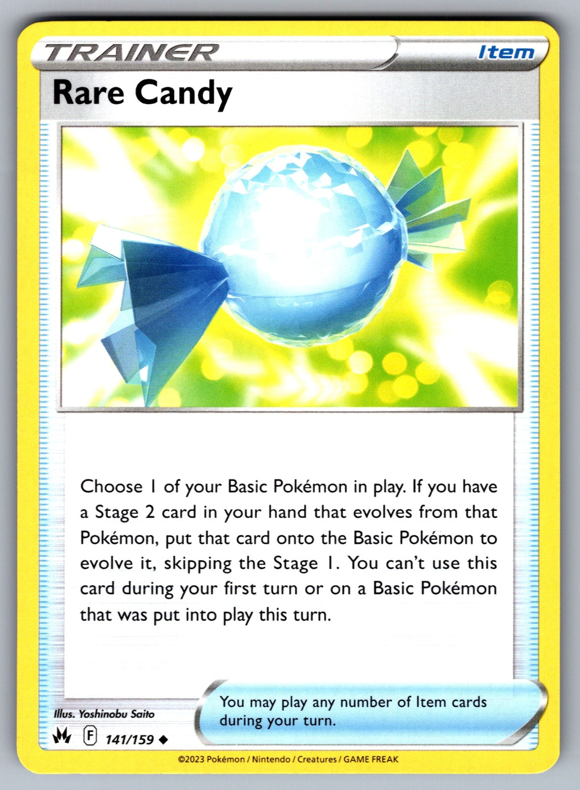 Rare Candy Uncommon SWSH: Crown Zenith 141/159 NM 2023