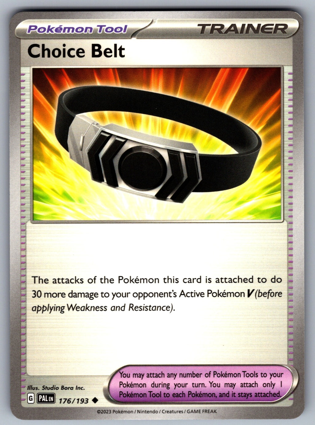 Choice Belt Uncommon SV02: Paldea Evolved 176/193 NM 2023