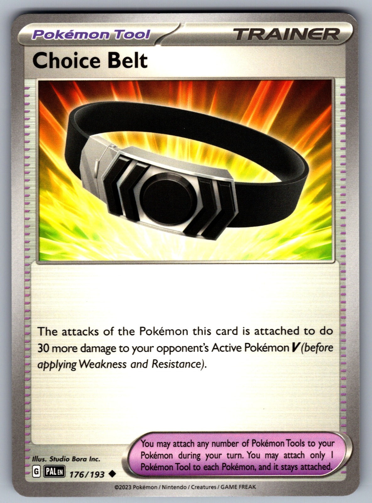 Choice Belt Uncommon SV02: Paldea Evolved 176/193 NM 2023