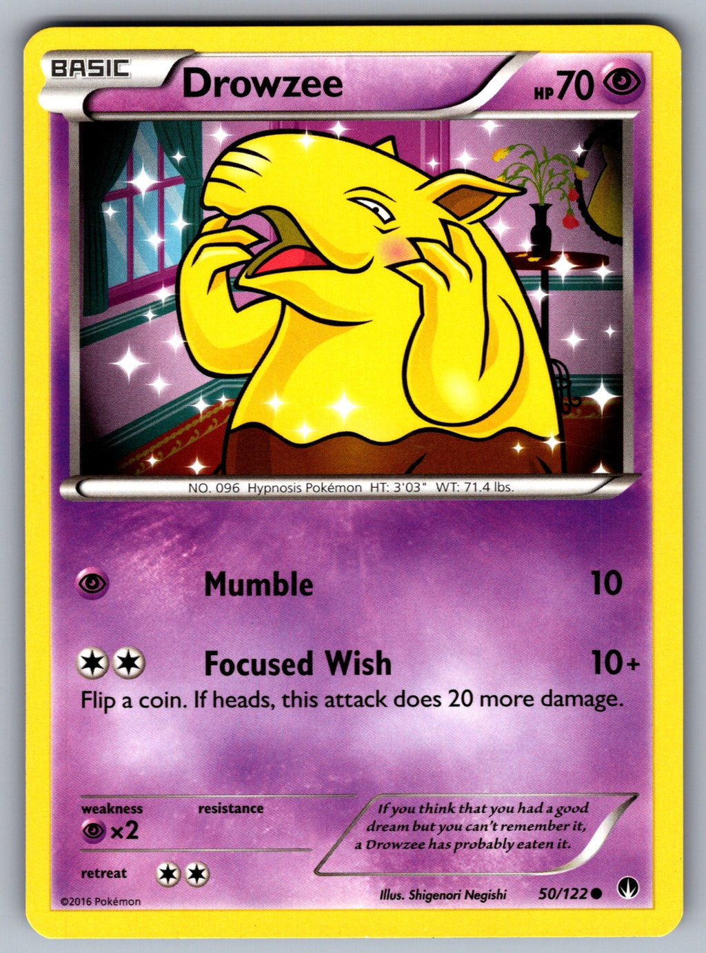 Drowzee Common XY - BREAKpoint 50/122 LP 2016