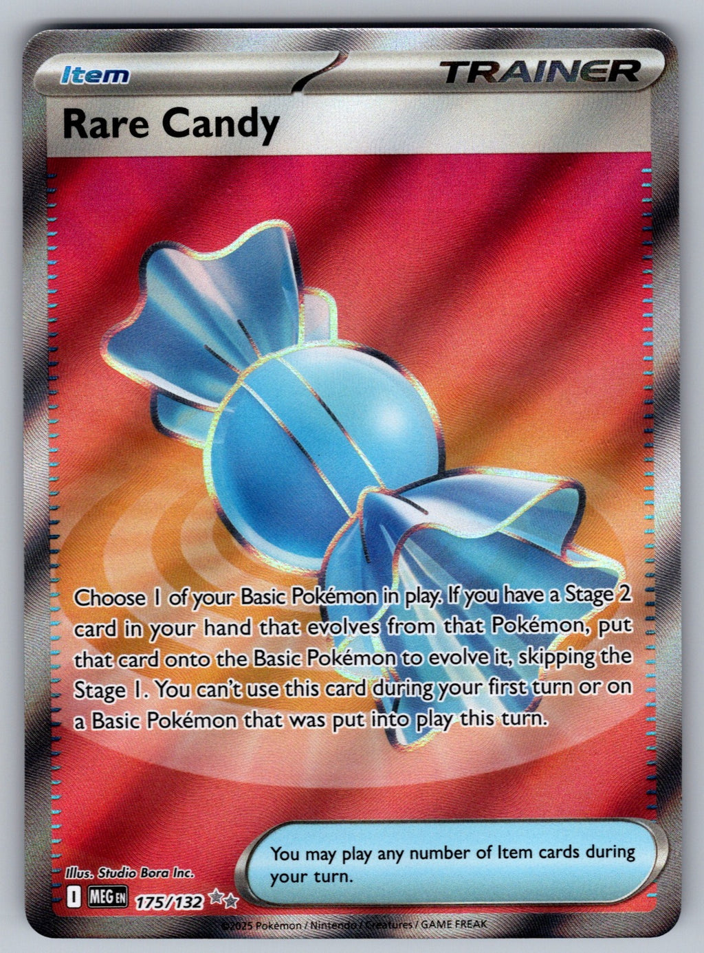 Rare Candy Holo Ultra Rare ME01: Mega Evolution 175/132 NM 2025