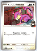 Team Rocket's Rattata Common SV10: Destined Rivals 147/182 NM 2025