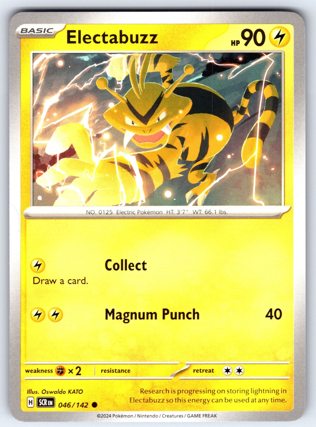 Electabuzz Common SV07: Stellar Crown 046/142 NM 2024