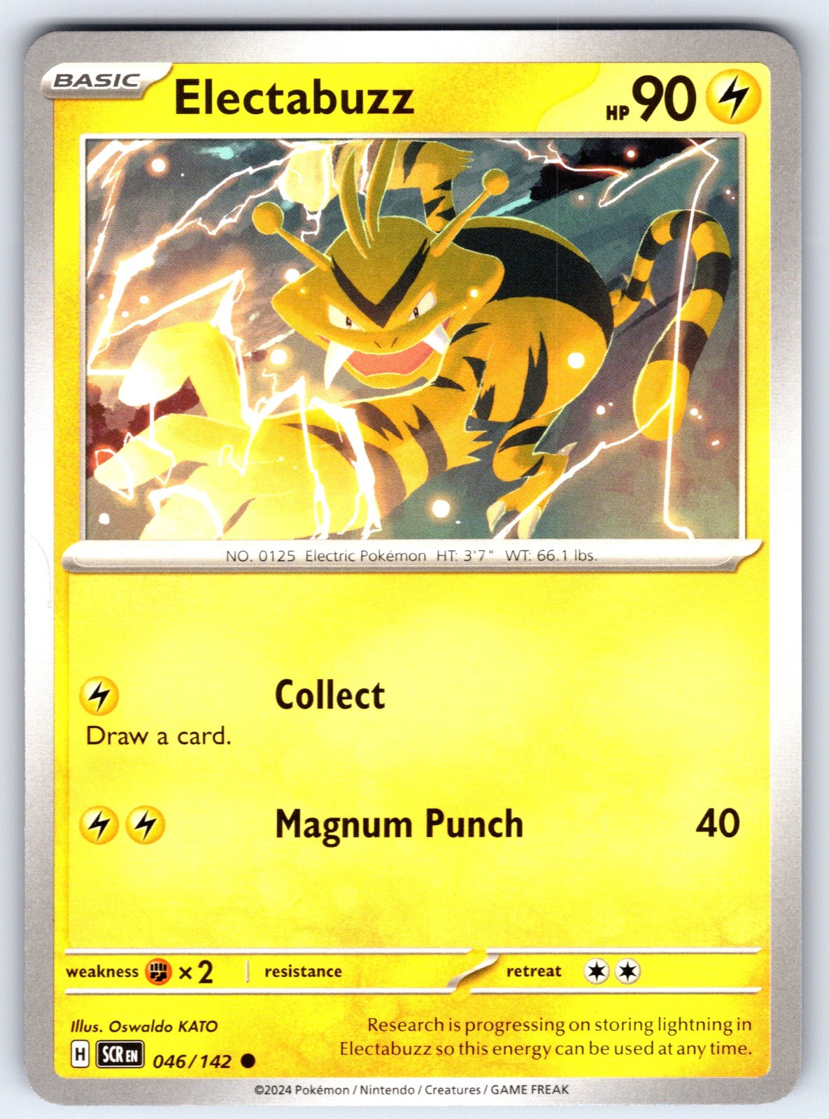 Electabuzz Common SV07: Stellar Crown 046/142 NM 2024