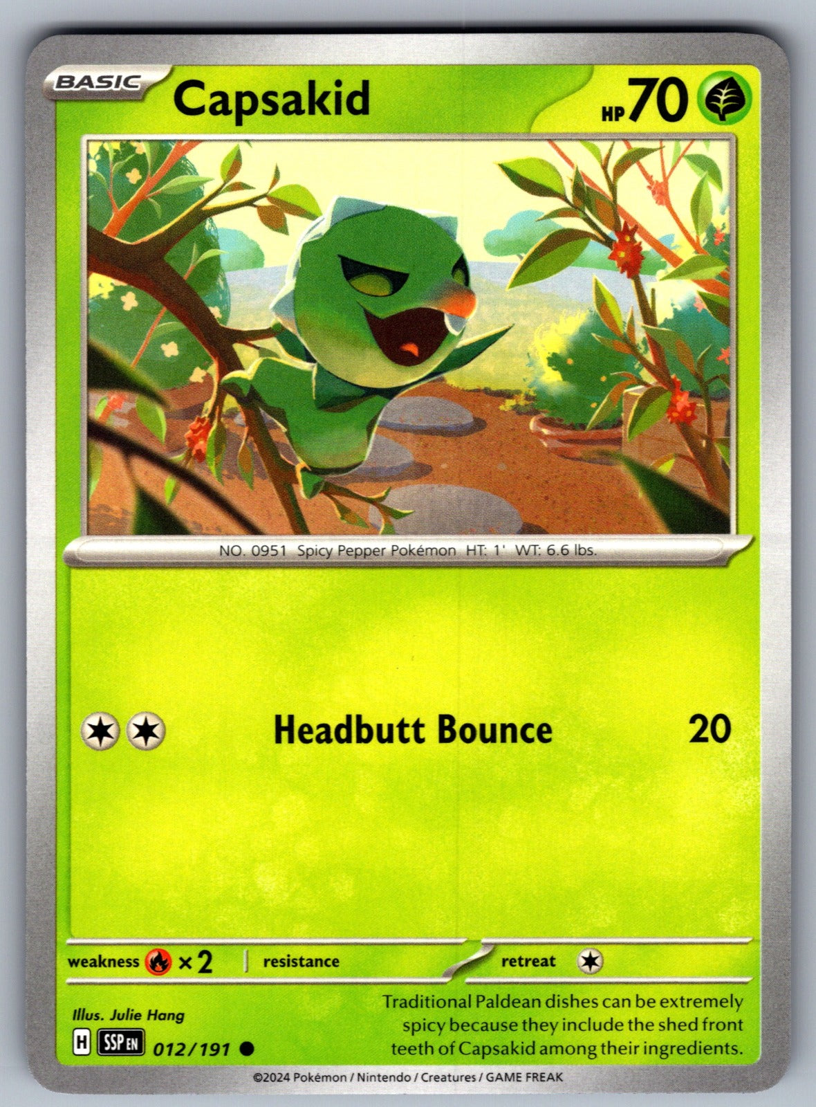 Capsakid Common SV08: Surging Sparks 012/191 NM 2024