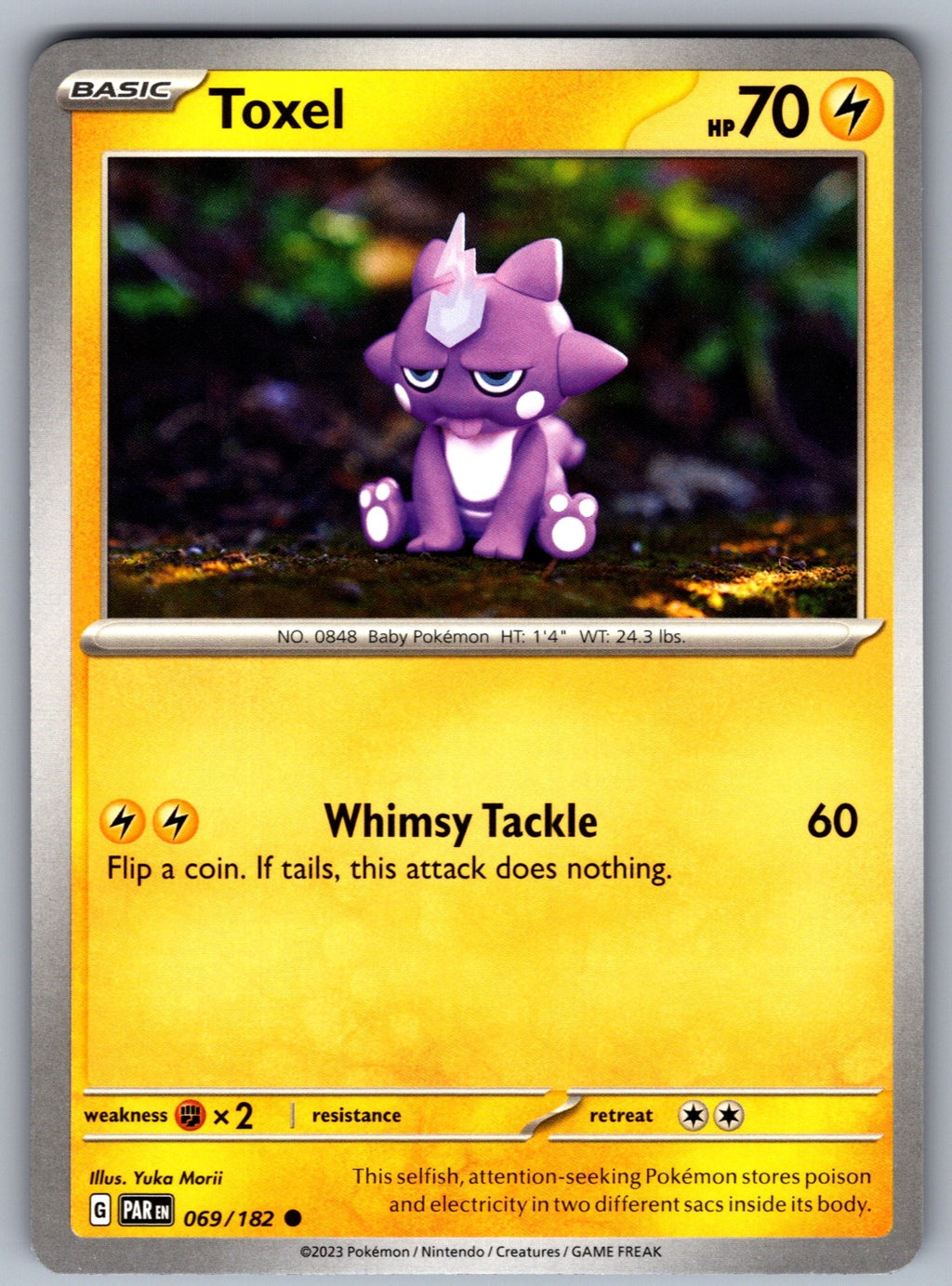 Toxel Common SV04: Paradox Rift 069/182 NM 2023