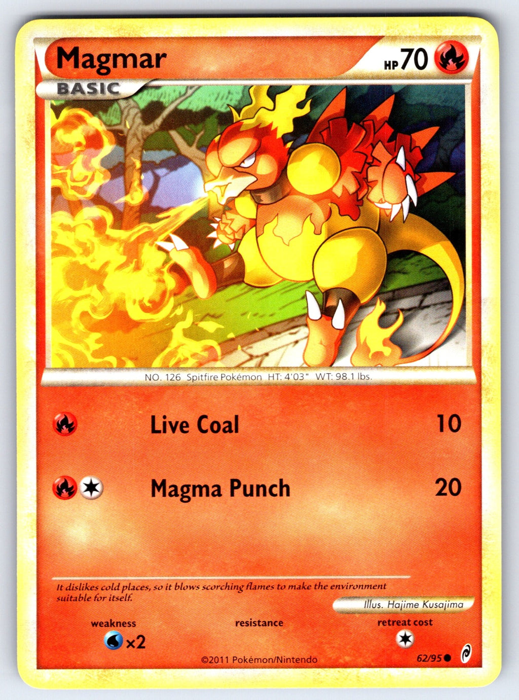 Magmar Common Call of Legends 62/95 LP 2011