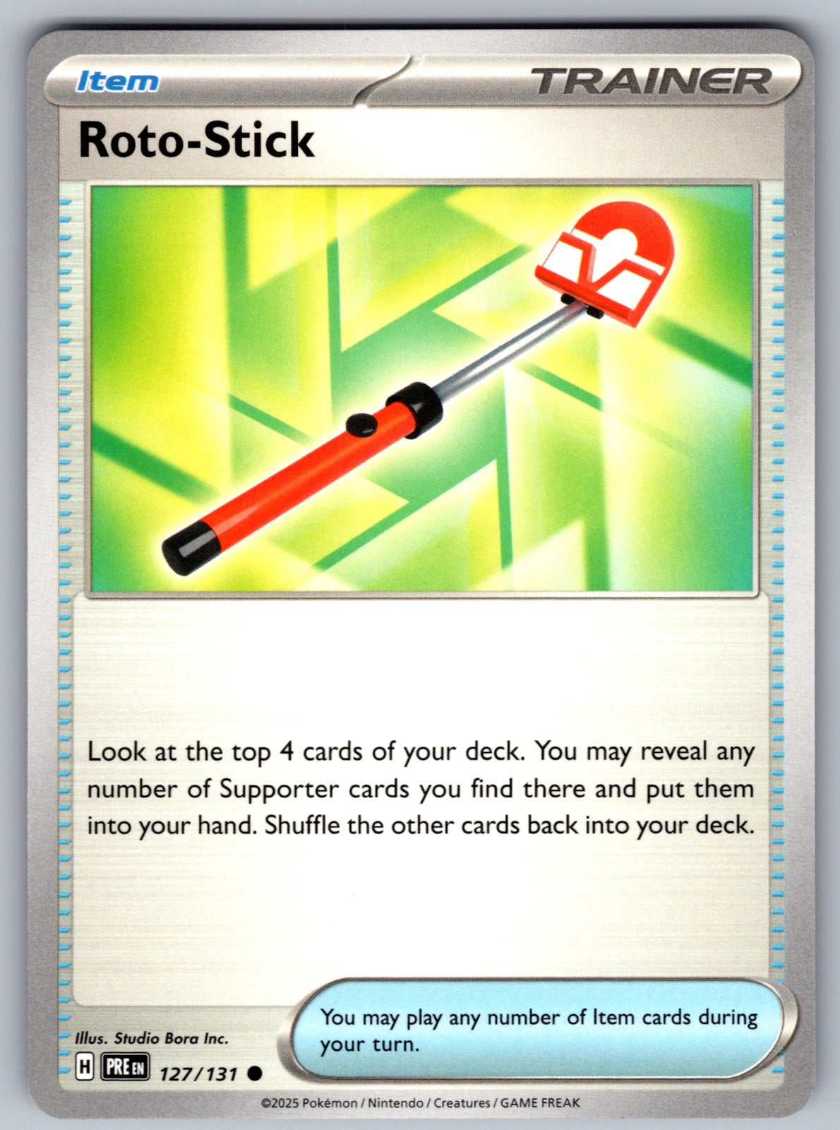 Roto-Stick Common SV: Prismatic Evolutions 127/131 NM 2025