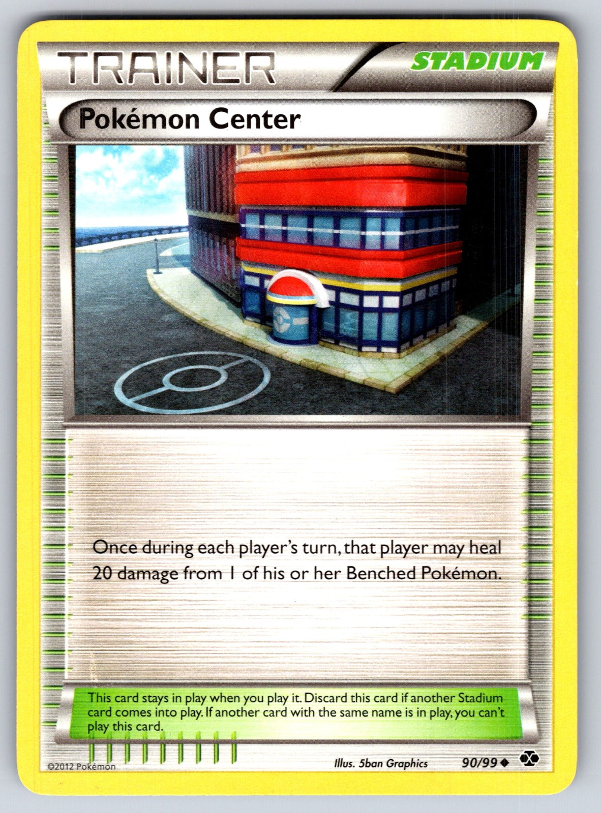 Pokemon Center Uncommon Next Destinies 90/99 LP 2012
