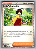 Erika's Invitation Uncommon SV: Scarlet & Violet 151 160/165 NM 2023