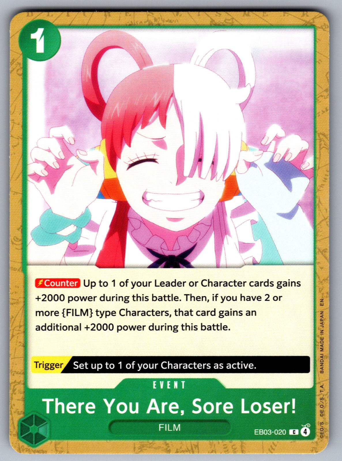 There You Are, Sore Loser! C Extra Booster: One Piece Heroines Edition EB03-020 