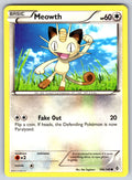 Meowth Common Boundaries Crossed 106/149 LP 2012