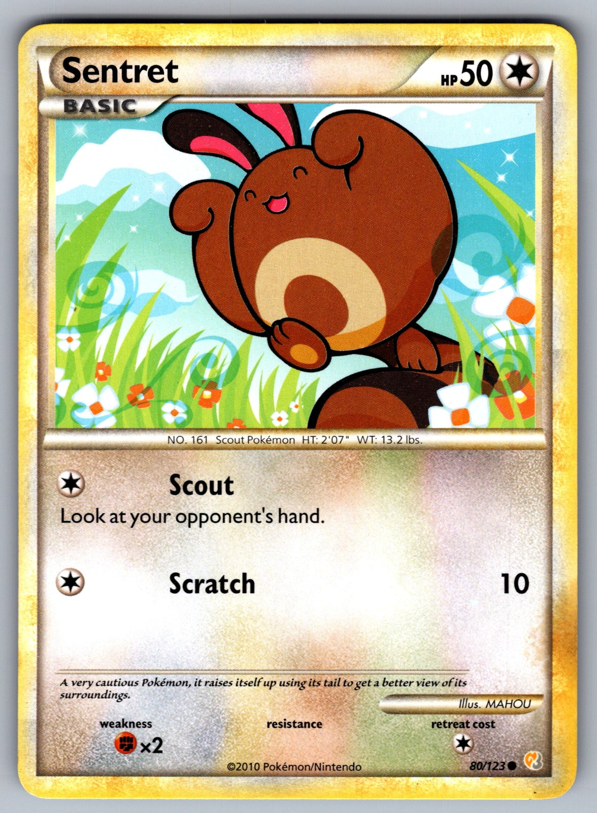 Sentret Common HeartGold SoulSilver 80/123 LP 2010