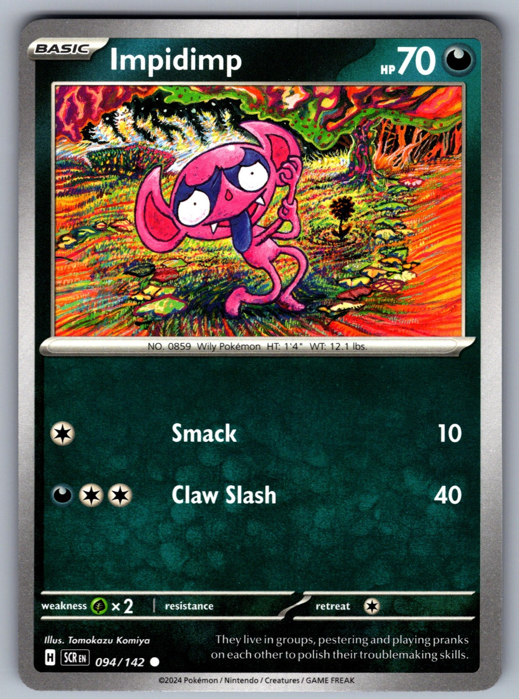 Impidimp Common SV07: Stellar Crown 094/142 NM 2024