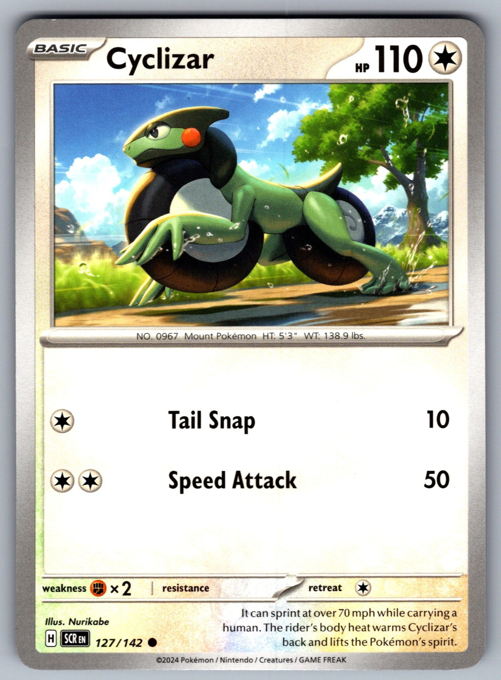 Cyclizar Common SV07: Stellar Crown 127/142 NM 2024