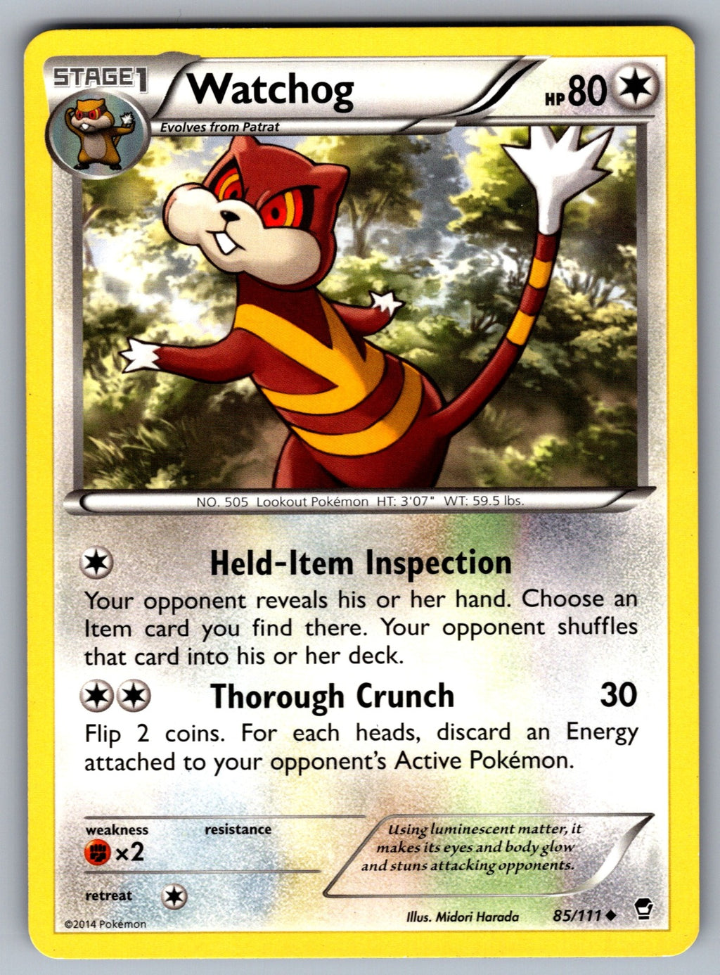 Watchog Uncommon XY - Furious Fists 85/111 LP 2014